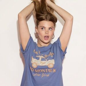 NWT! XL Tee Victoria’s Secret Blue Graphic T-Shirt